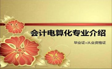 电算化实训报告心得体会5篇