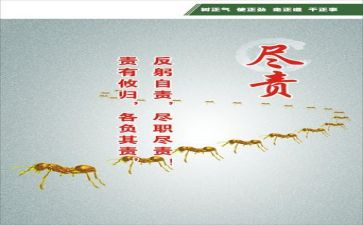 对岗尽责心得体会7篇