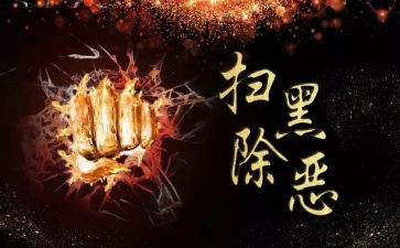 扫黑除恶半年度工作总结8篇