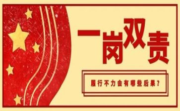 一岗双责的述职报告6篇