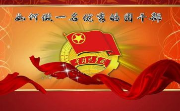 2024团干部事迹材料6篇