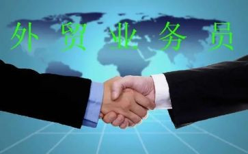 外贸业务员试用期工作总结7篇