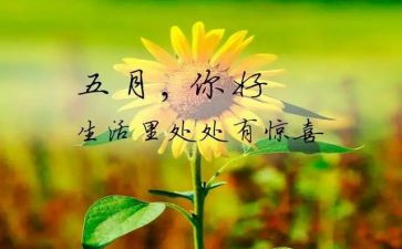 五月作文400字7篇