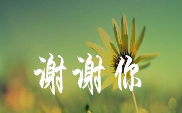 作文谢谢你模板8篇