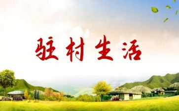 驻村上半年工作总结5篇